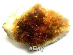 CITRINE CLUSTER Natural Geode Orange Crystal Quartz BRAZIL Healing 2-3 LARGE