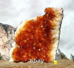 Citrine Quartz Large Crystal Cluster Natural Raw Healing Mineral Druzy 2820g