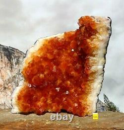 Citrine Quartz Large Crystal Cluster Natural Raw Healing Mineral Druzy 2820g