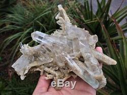 Clear Quartz Cluster Himalayan Crystal /Mineral 180x170mm, Extra Quality RARE