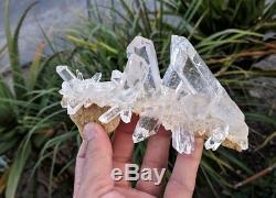Clear Quartz Cluster Natural Himalayan Crystal 140x90x80mm