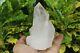 Clear White Samadhi Quartz Rock Crystal 606gm Cluster Top Great Mediation Stone