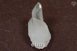 Clear White Samadhi Quartz Rock Crystal 606gm Cluster Top Great Mediation Stone