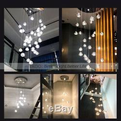 Cluster Pendant G4 LED Modern Cherry Crystal ball Ceiling Lamp