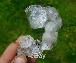 Complex Large Herkimer Diamond Quartz Crystal Cluster New York New York