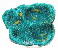 DIOPTASE MIMETITE Crystal Cluster Emerald Green Mineral Specimen CONGO
