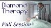 Demonstration Of A Full Diamond And Gemstone Therapy Session