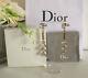 Dior J'adior Lauriel Antique Gold And Crystal Drop Earrings Rrp £450.00