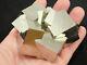 Eleven! 100% Natural Entwined Pyrite Crystal Cubes! In A Big Cluster Spain 595gr