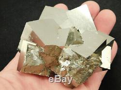 ELEVEN! 100% Natural Entwined PYRITE Crystal Cubes! In a BIG Cluster Spain 595gr