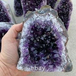 EXTRA EXTRA LARGE AMETHYST Druze Crystal Cluster With Cut Base Specimen 3 Lbs