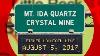 Episode 08 Amazing Quartz Crystals From Mt Ida Arkansas Fisher Mountain Mine
