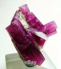 Extraordinary Exquisite Glassy Gem Red Beryl Bixbite Crystal Cluster! Utah