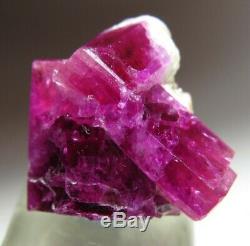 Extraordinary Vibrant Gem Red Beryl Bixbite Crystal Cluster! Wah Wah Mts Utah