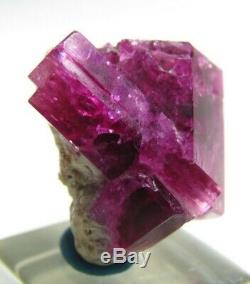 Extraordinary Vibrant Gem Red Beryl Bixbite Crystal Cluster! Wah Wah Mts Utah