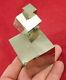 Four! 100% Natural Entwined Pyrite Crystal Cubes! In A Huge Cluster Spain 464gr