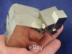 FOUR! 100% Natural Entwined PYRITE Crystal Cubes! In a HUGE Cluster Spain 464gr