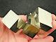 Four! 100% Natural Entwined Pyrite Crystal Cubes In A Big Cluster! Spain 395gr