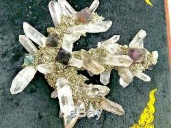 Find Fluorite Pyrite Specimen Cluster Mineral Specimen Quartz Crystal Healing