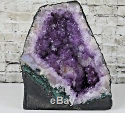 GORGEOUS QUALITY PURPLE AMETHYST CRYSTAL QUARTZ CLUSTER GEODE CATHEDRAL 14.90 lb