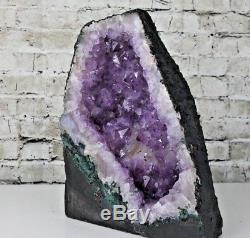 GORGEOUS QUALITY PURPLE AMETHYST CRYSTAL QUARTZ CLUSTER GEODE CATHEDRAL 14.90 lb