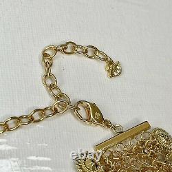 Genuine Swarovski Nemesia Necklace Gold Tone Sparkling Boxed 5435560