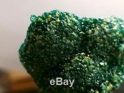 Gorgeous Emerald Green Dioptase Cup Crystal Cluster #13