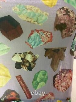 Gorman Crystal Cluster Gem Geology Smock Babydoll Dress SZ L 10-12-14
