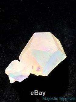 HIGH END LARGE Dramatic OPAL / ANGEL AURA Arkansas Quartz Crystal Cluster