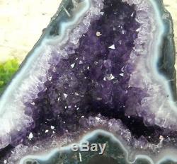 HIGH QUALITY AAA AMETHYST CRYSTAL QUARTZ CLUSTER GEODE CATHEDRAL 17.80 lb(AC130)