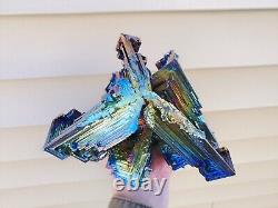 HUGE 7LB Rainbow Bismuth Crystal Cluster 3180g 6.5x7x5.5