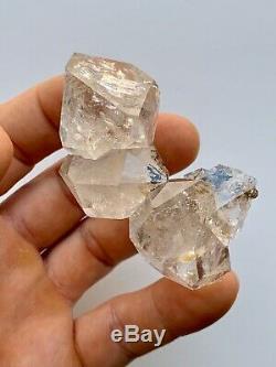Herkimer Diamond Quartz Crystal Cluster 7+pc, Nice Clarity & Luster, Rainbows