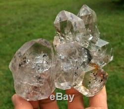 Herkimer Diamond Quartz Crystal Point Cluster from Ace of Diamonds in New York