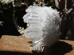 High Quality Natural Clear Quartz Crystal Cluster 544g Raw & Rough