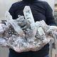 Huge 25.7lb Natural White Quartz Vug Cluster Druzy Crystal Wand Point Healing