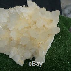 Huge 45.63LB Natural White Clear Quartz Crystal Cluster Points Original Rock