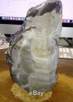 Huge Amethyst Crystal Cluster Cathedral Geode From Uruguay