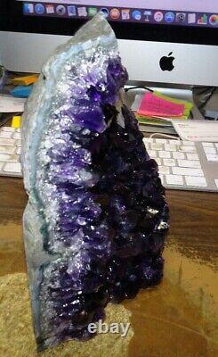 Huge Amethyst Crystal Cluster Cathedral Geode From Uruguay