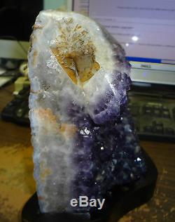 Huge Amethyst Crystal Cluster Geode From Uruguay Cathedral