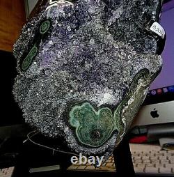 Huge Amethyst Crystal Cluster Geode Uruguay Cathedral Stalactite Bases Stand