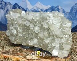 Huge Apophyllite Zeolite Crystal Cluster Natural Mineral Healing 3146g