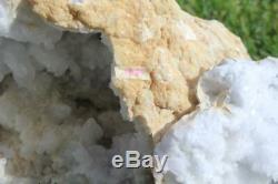 Huge Geode From Morocco Large 26 Lb. Moroccan Quartz Geode Crystal Cluster 1839