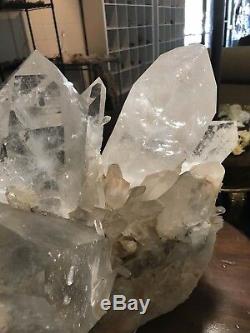 Huge museum quality quartz cluster