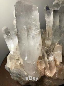 Huge museum quality quartz cluster