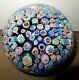 John Deacons Millefiori Paperweight Magnum Bunch Of Flowers & Silhouette Canes