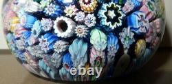 John Deacons Millefiori Paperweight Magnum Bunch of Flowers & Silhouette Canes