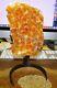 Large Citrine Crystal Cluster Cathedral Geode Brazil With Steel Stand Polished