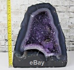LARGE HIGH QUALITY AMETHYST CRYSTAL QUARTZ CLUSTER GEODE CATHEDRAL 18.50 lb