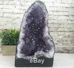 LARGE PURPLE AMETHYST CRYSTAL QUARTZ CLUSTER GEODE CATHEDRAL 21.20 lb (AC148)E