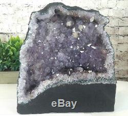 LARGE QUALITY AMETHYST CRYSTAL QUARTZ CLUSTER GEODE CATHEDRAL 18.70 lb (AC135)